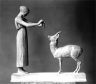 Jeune fille et gazelle, 1912, bronze