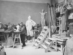 The studio in 1935 