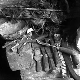 The tools for plastercasting